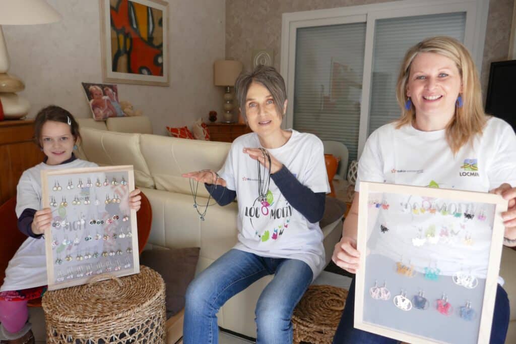 Et Flo Créa, créatrice de bijoux partenaire Loc'O'Motiv